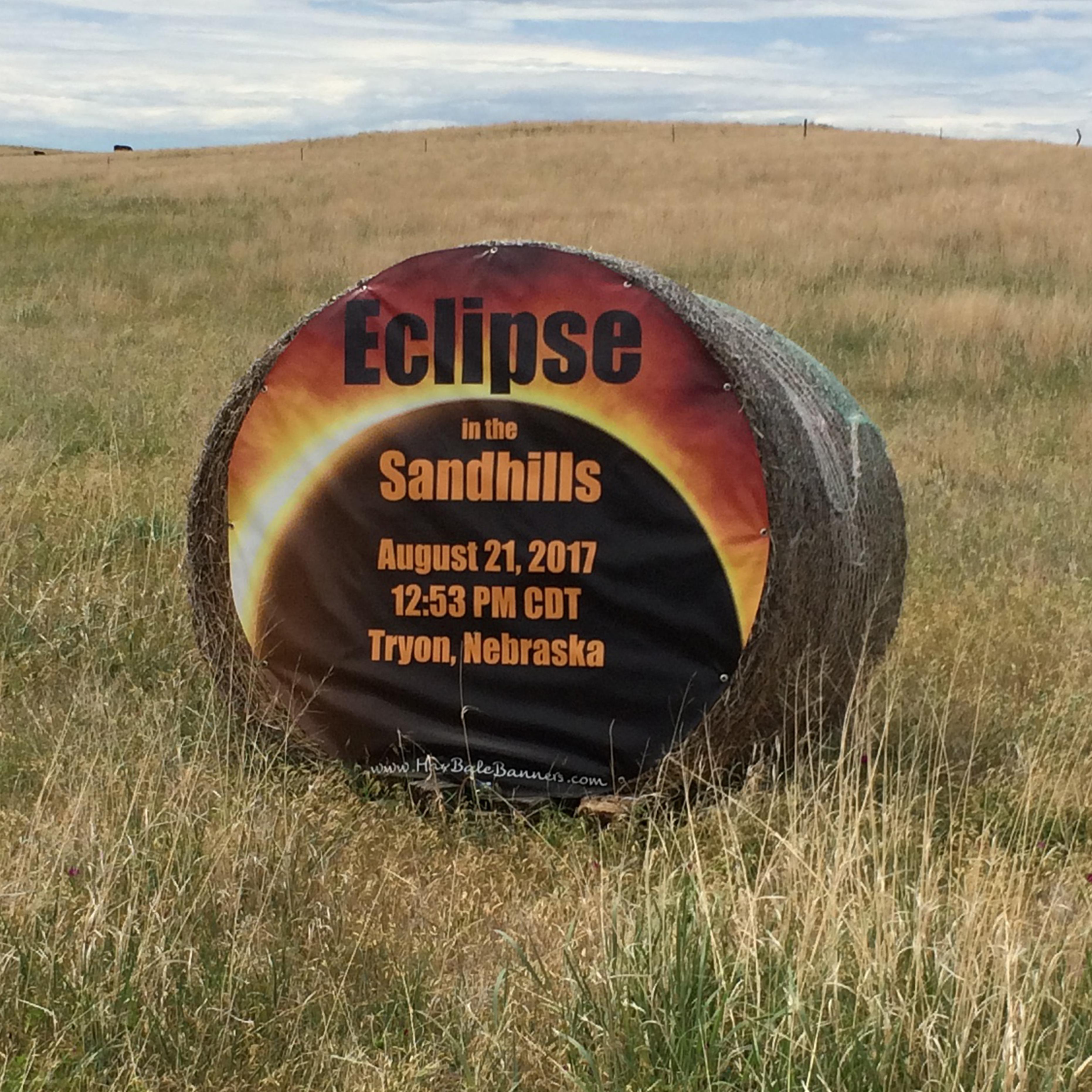 Tryon Solar Eclipse HayBoard™ Banner & Sign